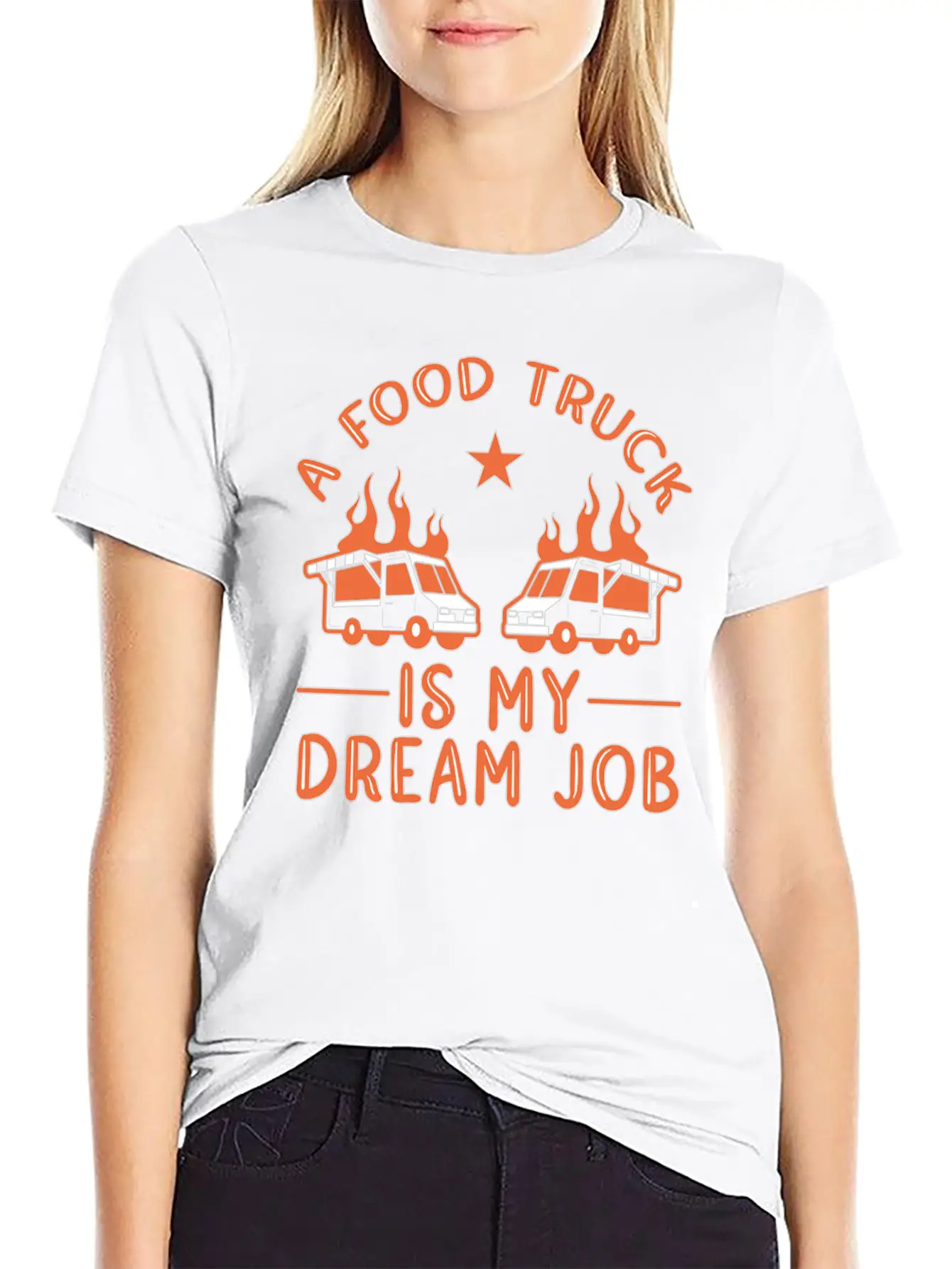 Dream Job Food Truck Stylish Everyday T-Shirt – Unisex Basic Cotton Tee