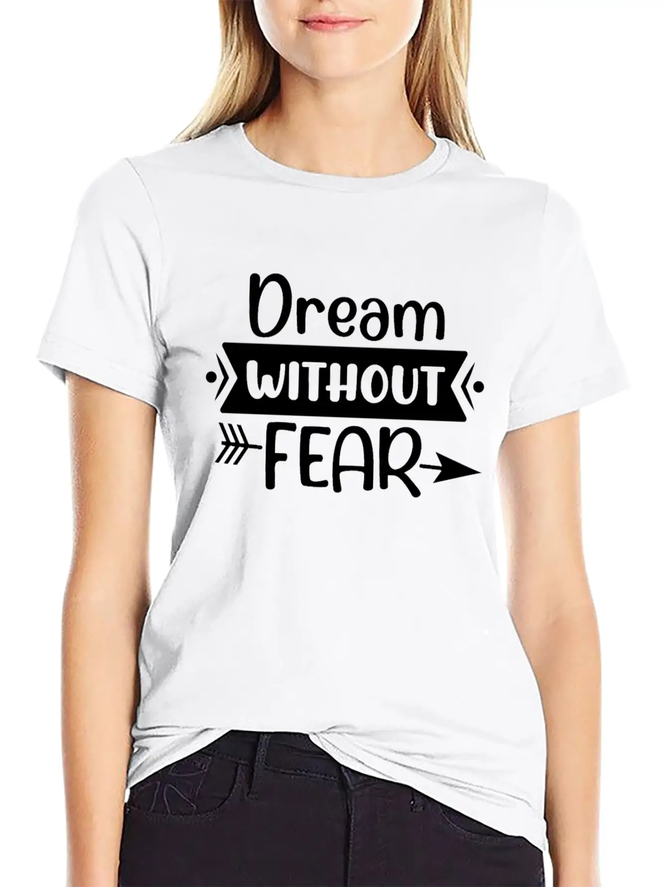 Dream Without Fear Timeless Short Sleeve Tee – Comfy And Minimalist Design