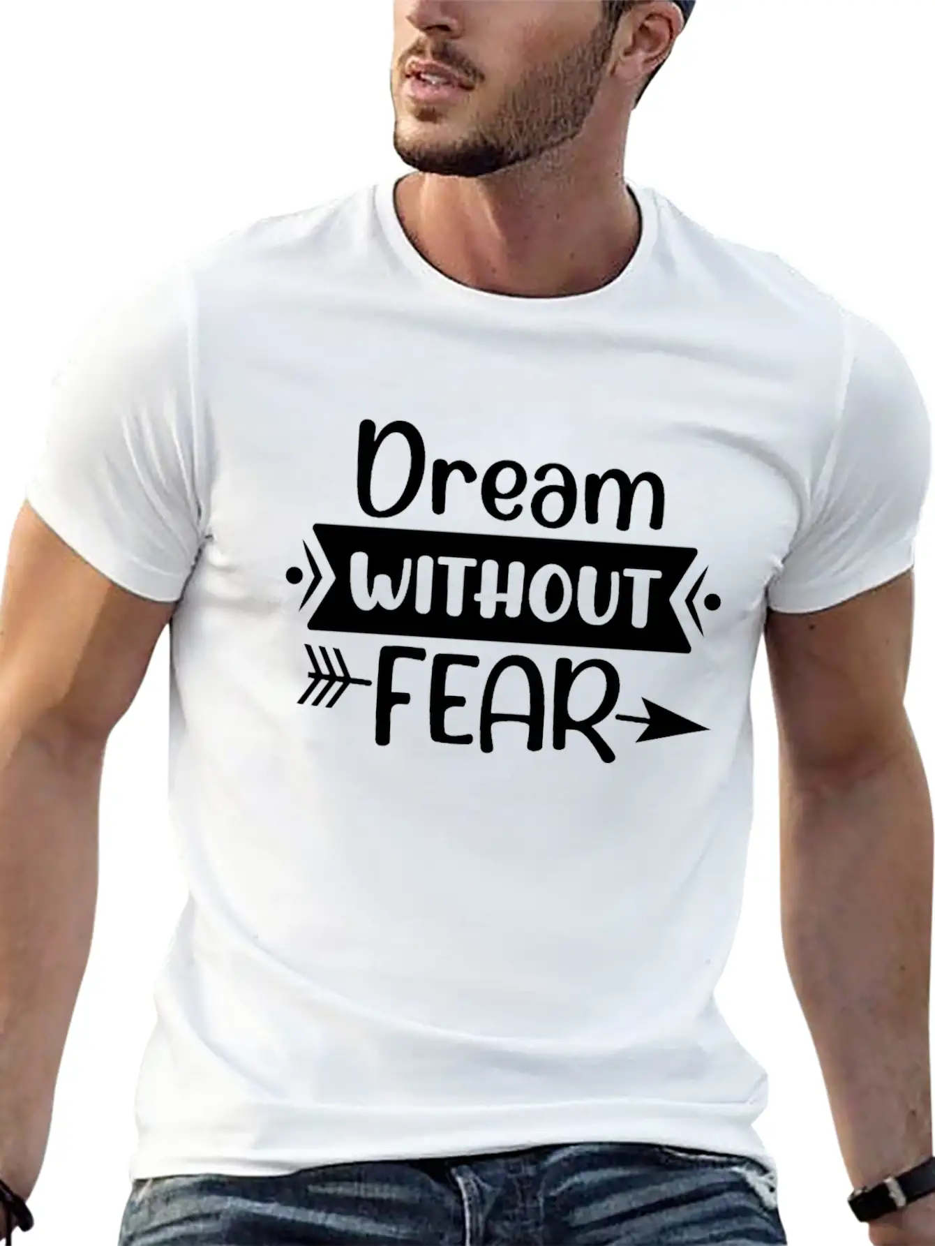 Dream Without Fear Timeless Short Sleeve Tee – Comfy And Minimalist Design