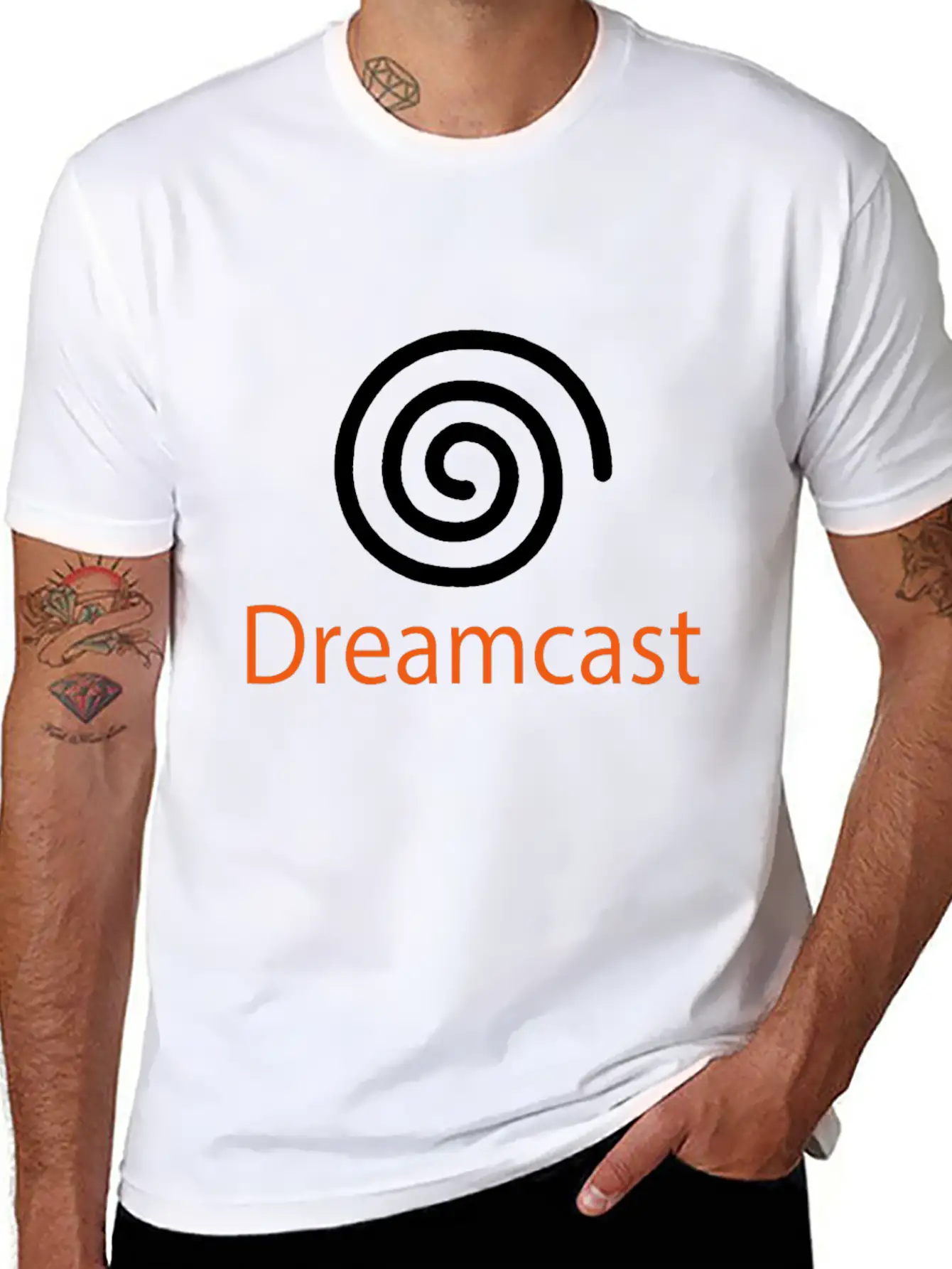 DREAMCAST Cool Retro SEGA Video Game Logo Game Basic Graphic T-Shirt – Daily Comfort In Soft Cotton