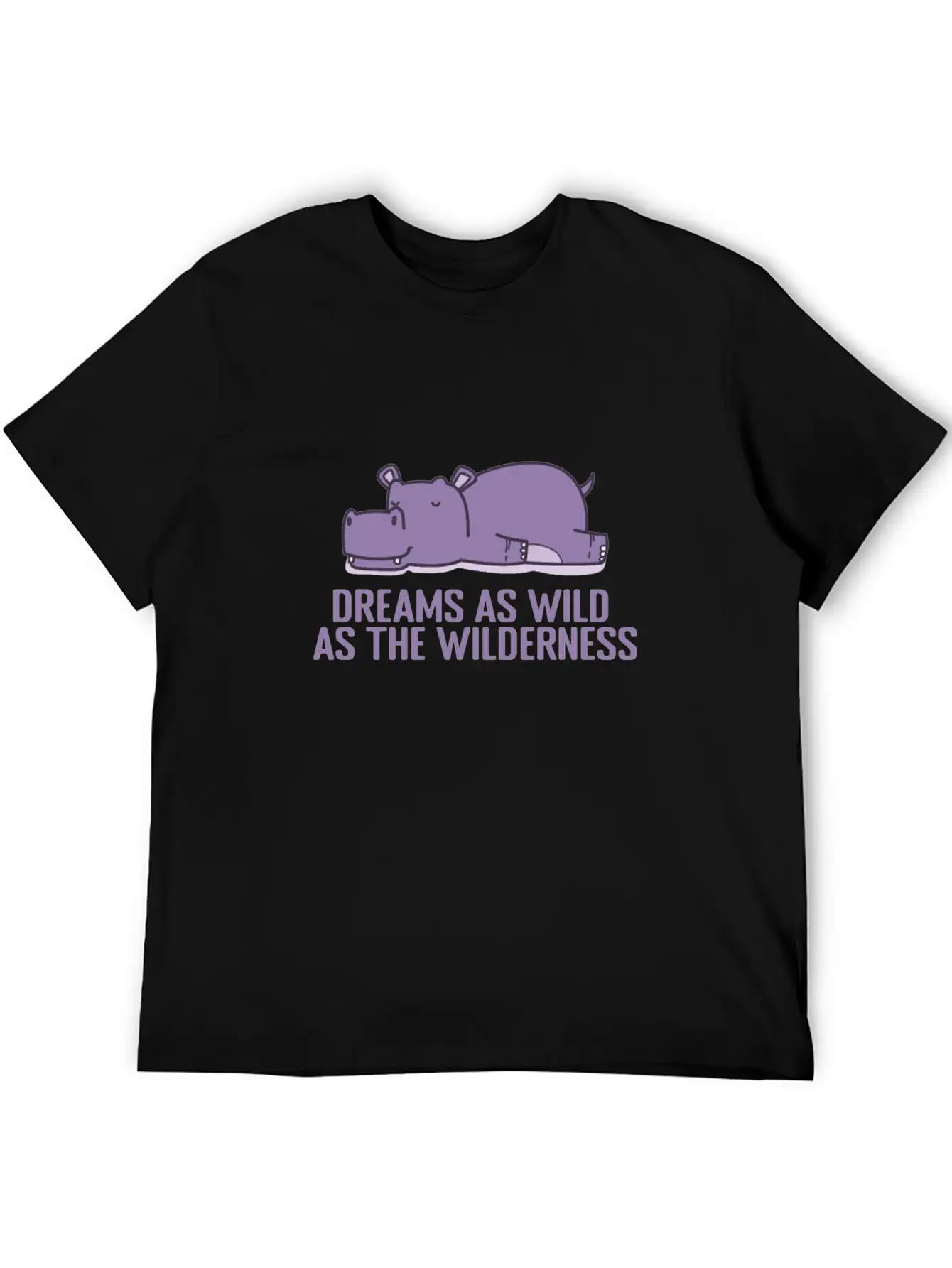 Dreams As Wild As The Wilderness Pajamas Comfortable Minimalist Graphic Tee – Summer Style Essential