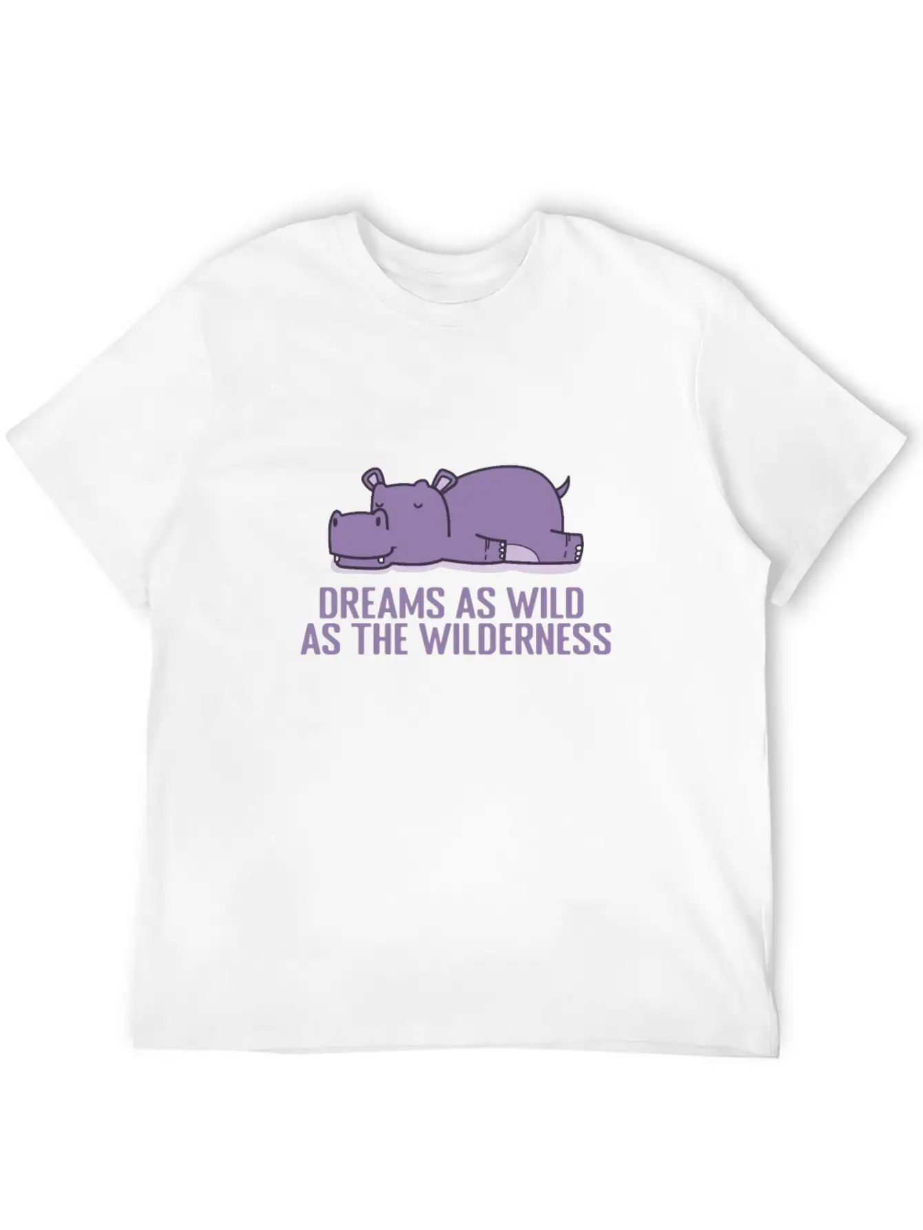 Dreams As Wild As The Wilderness Pajamas Comfortable Minimalist Graphic Tee – Summer Style Essential