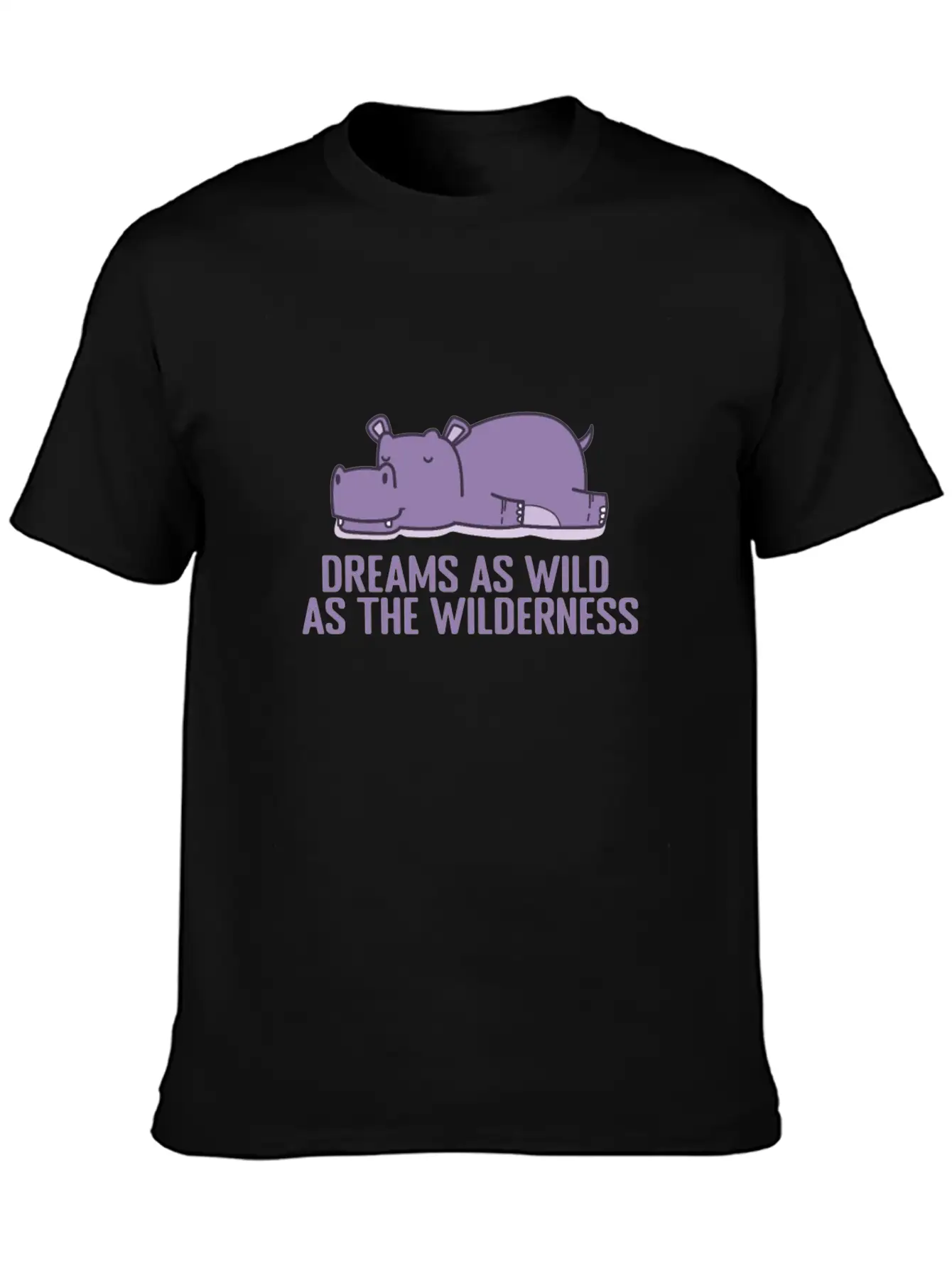Dreams As Wild As The Wilderness Pajamas Comfortable Minimalist Graphic Tee – Summer Style Essential