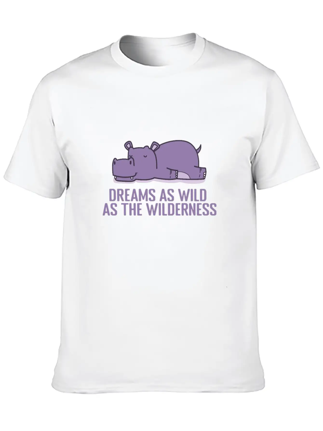 Dreams As Wild As The Wilderness Pajamas Comfortable Minimalist Graphic Tee – Summer Style Essential
