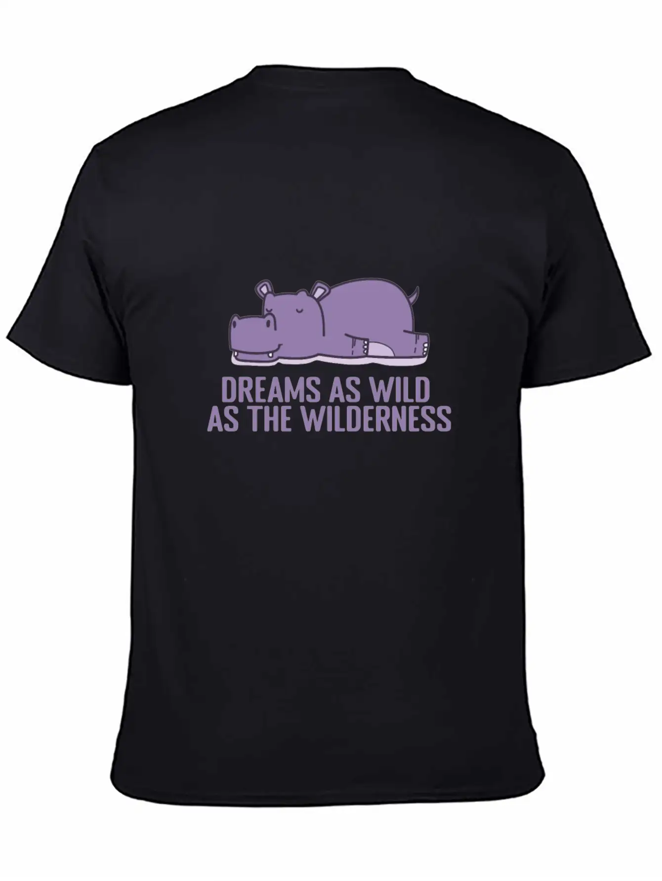 Dreams As Wild As The Wilderness Pajamas Comfortable Minimalist Graphic Tee – Summer Style Essential