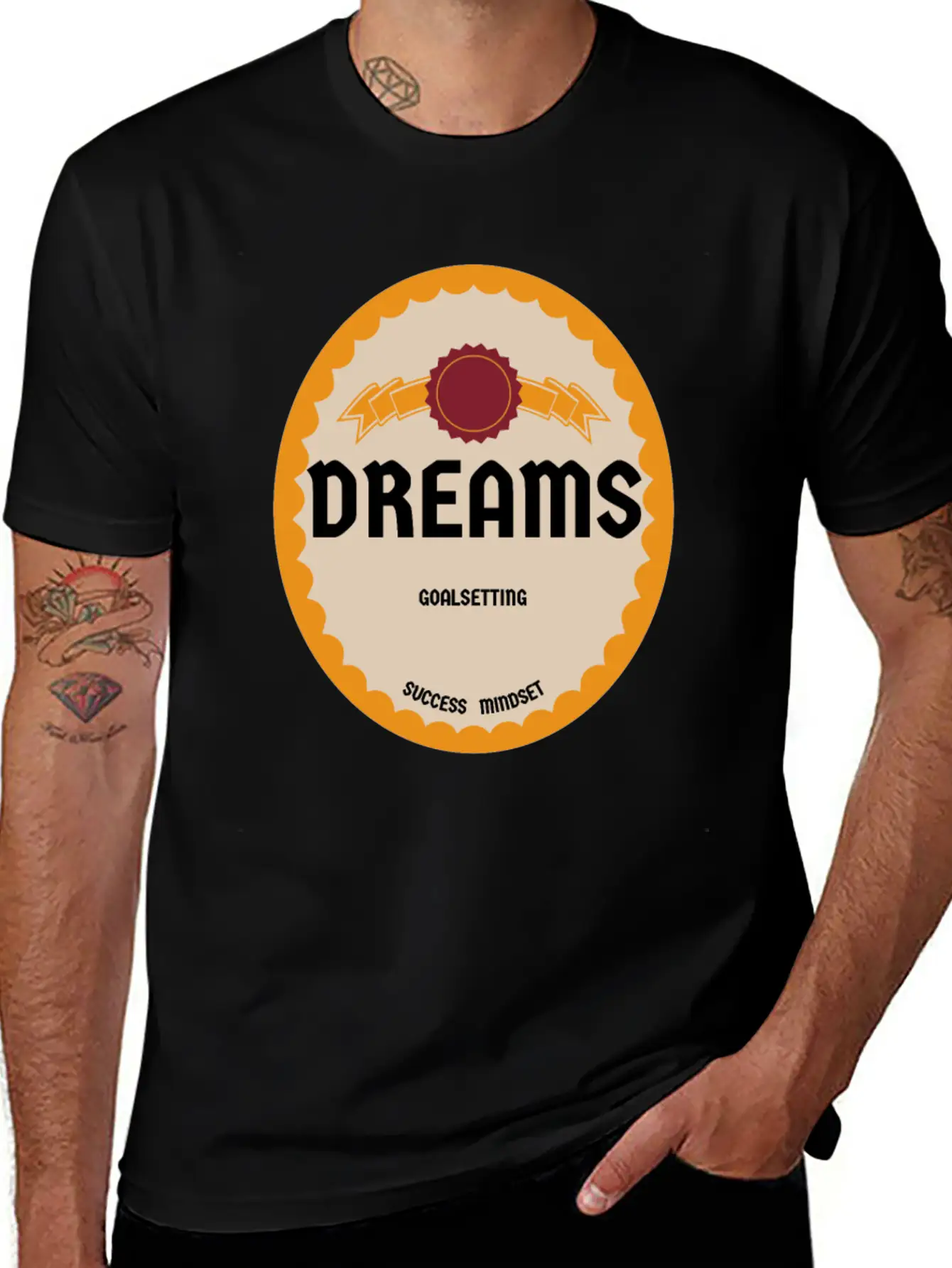 Dreams Motivation Success Tshirt Stylish Everyday T-Shirt – Unisex Basic Cotton Tee