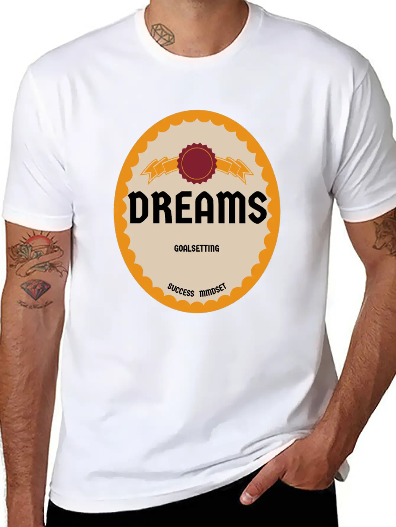 Dreams Motivation Success Tshirt Stylish Everyday T-Shirt – Unisex Basic Cotton Tee