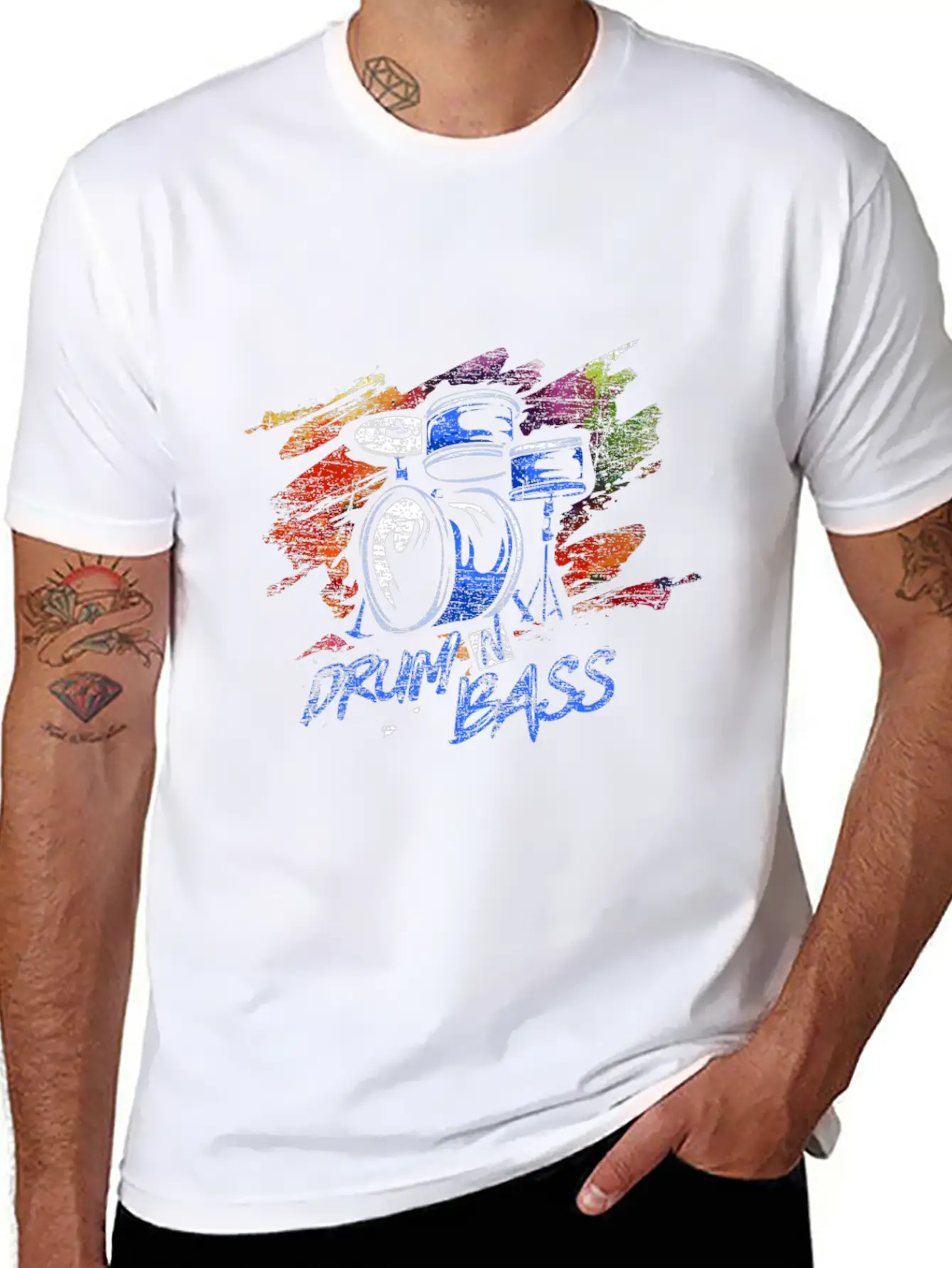 Drum N Bass Timeless Short Sleeve Tee – Comfy And Minimalist Design