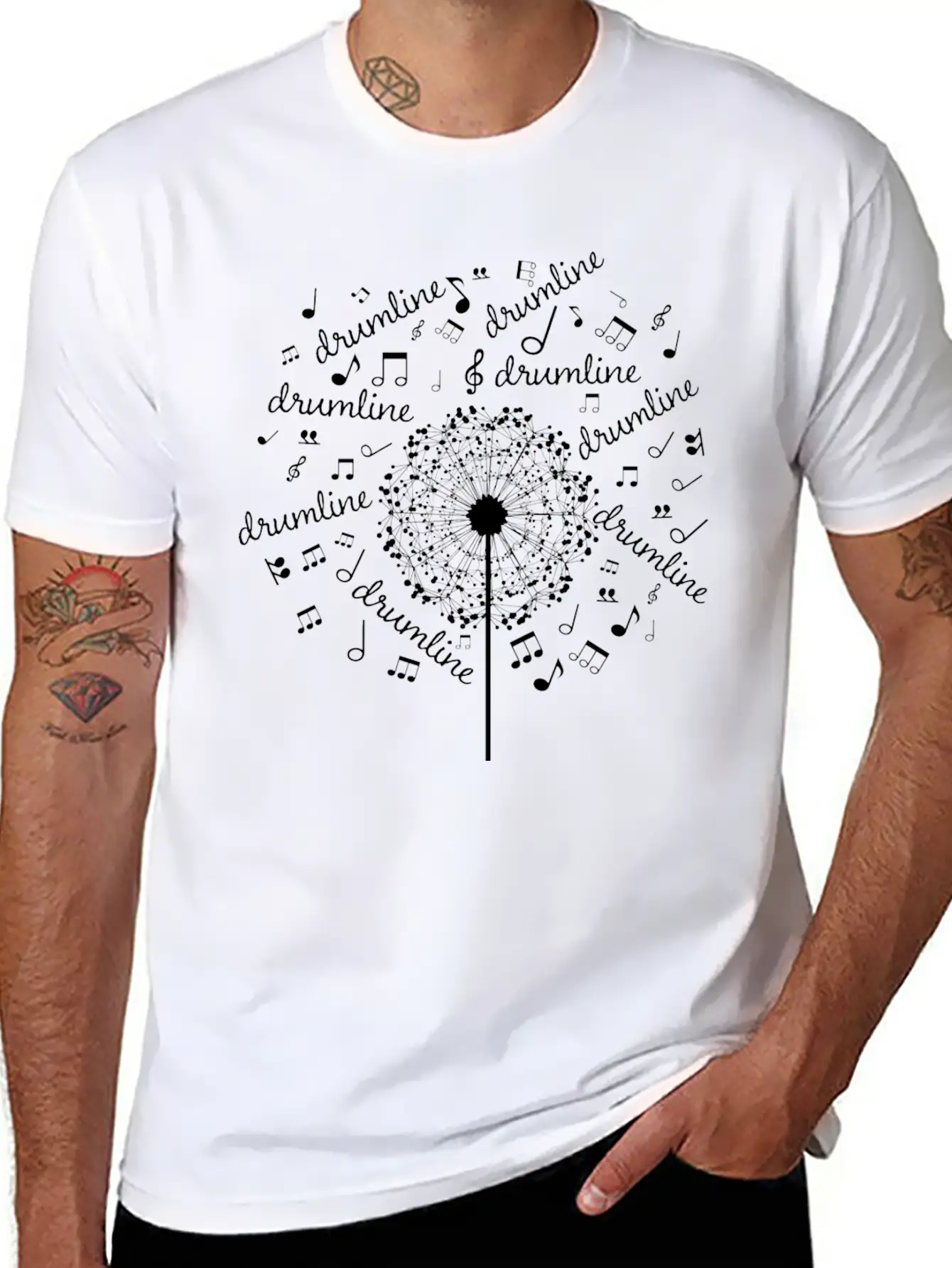 Drumline Marching Band Basic Graphic T-Shirt – Daily Comfort In Soft Cotton