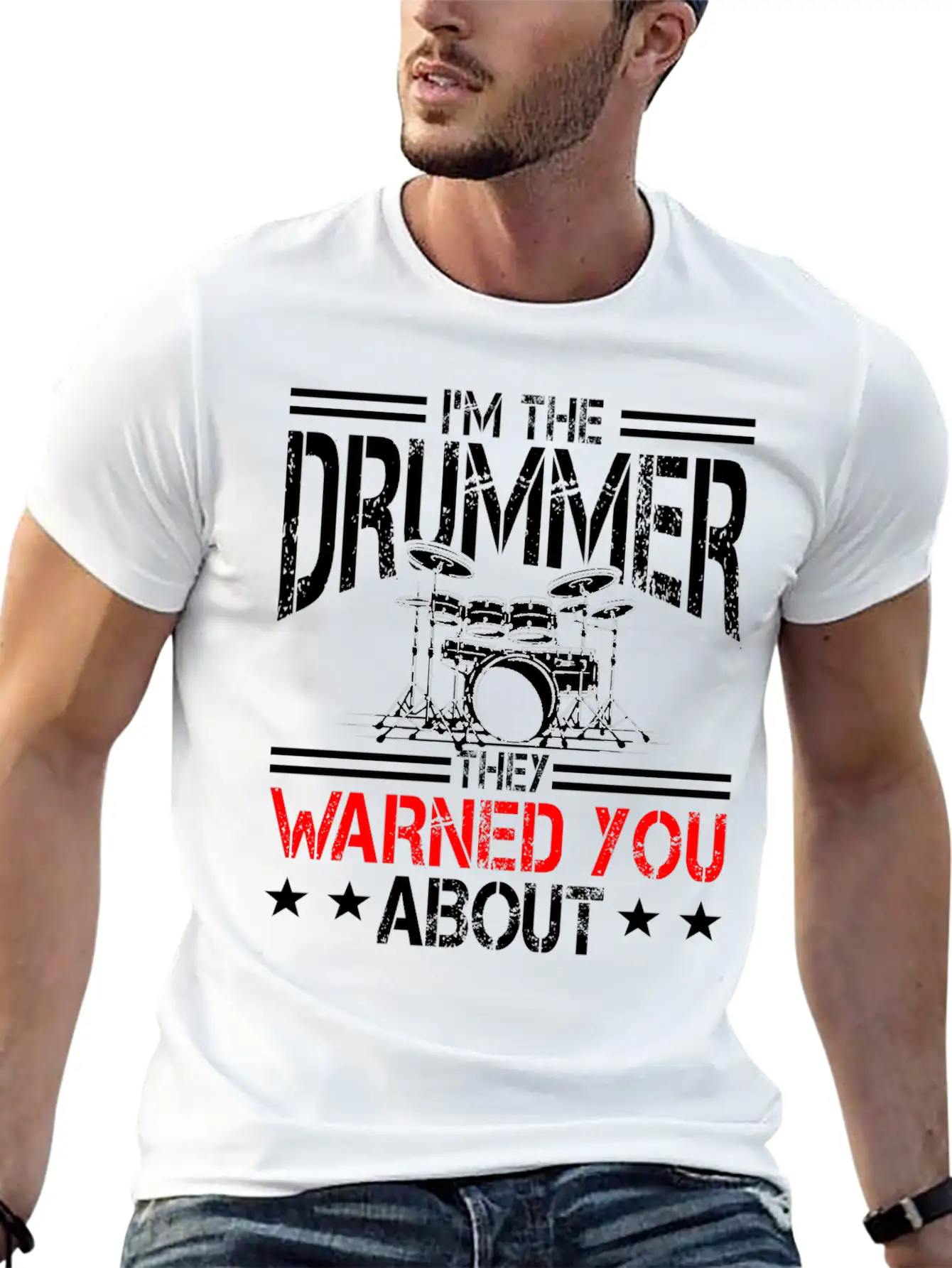 Drummer, Drums, Band Drummer Timeless Short Sleeve Tee – Comfy And Minimalist Design