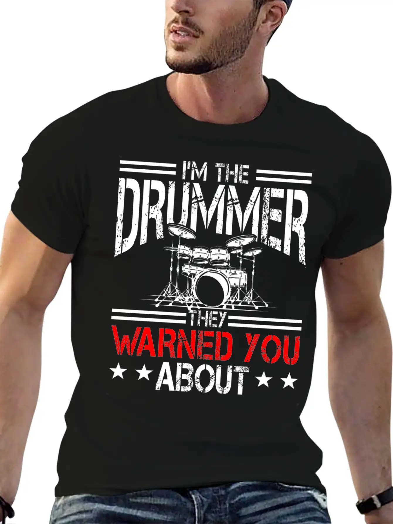 Drummer, Drums, Band Drummer Timeless Short Sleeve Tee – Comfy And Minimalist Design