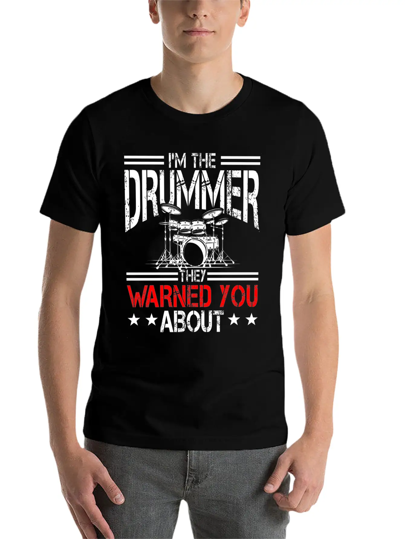 Drummer, Drums, Band Drummer Timeless Short Sleeve Tee – Comfy And Minimalist Design