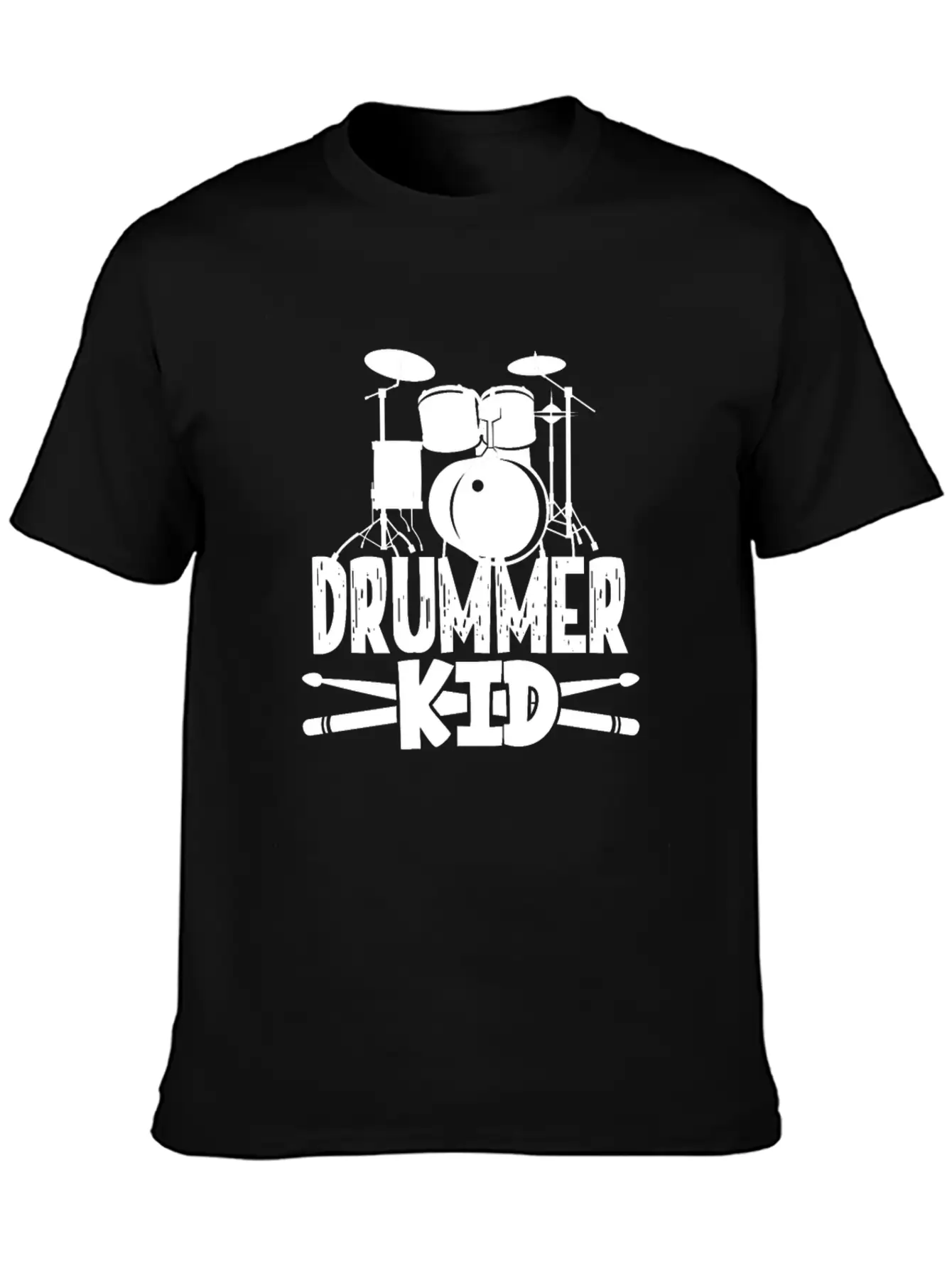 Drummer Kid Stylish Everyday T-Shirt – Unisex Basic Cotton Tee