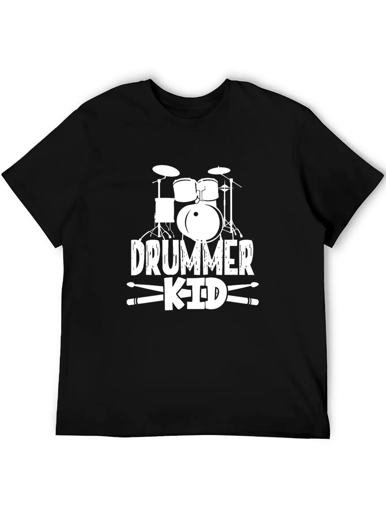 Drummer Kid Stylish Everyday T-Shirt – Unisex Basic Cotton Tee