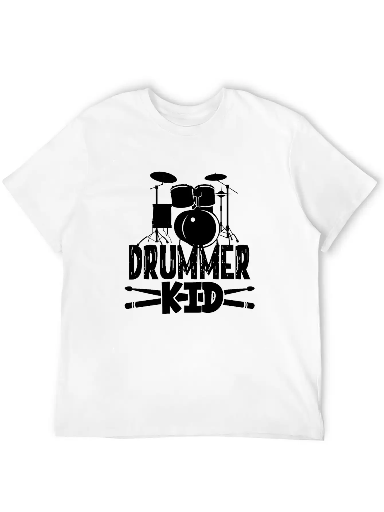 Drummer Kid Stylish Everyday T-Shirt – Unisex Basic Cotton Tee