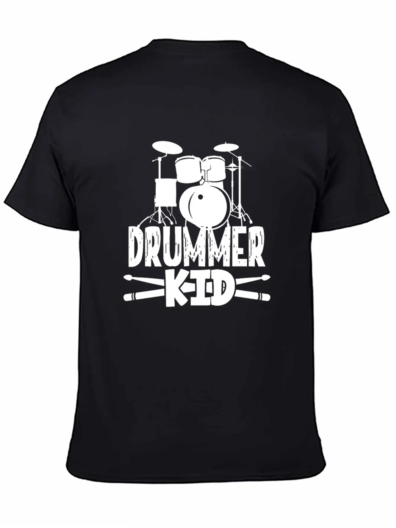 Drummer Kid Stylish Everyday T-Shirt – Unisex Basic Cotton Tee