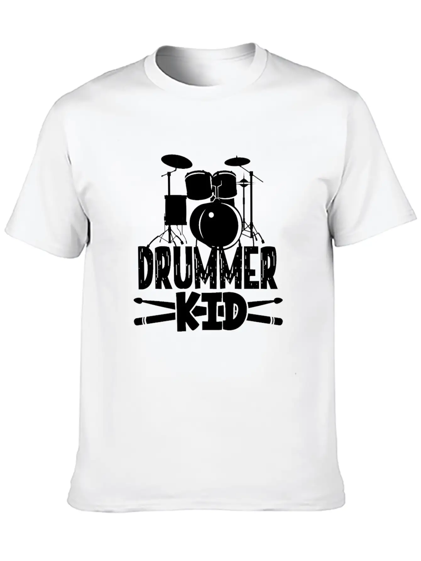 Drummer Kid Stylish Everyday T-Shirt – Unisex Basic Cotton Tee