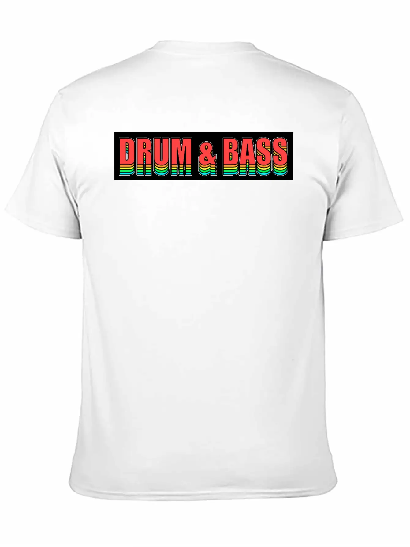 Drum'n'Bass Festival Electro Flash Party Unisex Short Sleeve Soft Cotton T-Shirt – Casual Everyday Wear