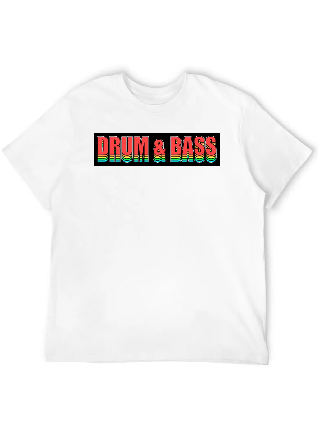 Drum'n'Bass Festival Electro Flash Party Unisex Short Sleeve Soft Cotton T-Shirt – Casual Everyday Wear