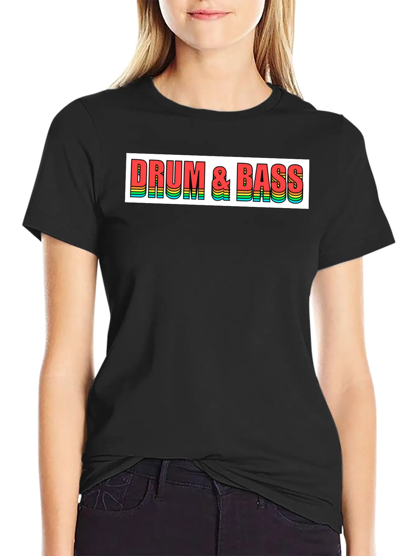 Drum'n'Bass Festival Electro Flash Party Unisex Short Sleeve Soft Cotton T-Shirt – Casual Everyday Wear
