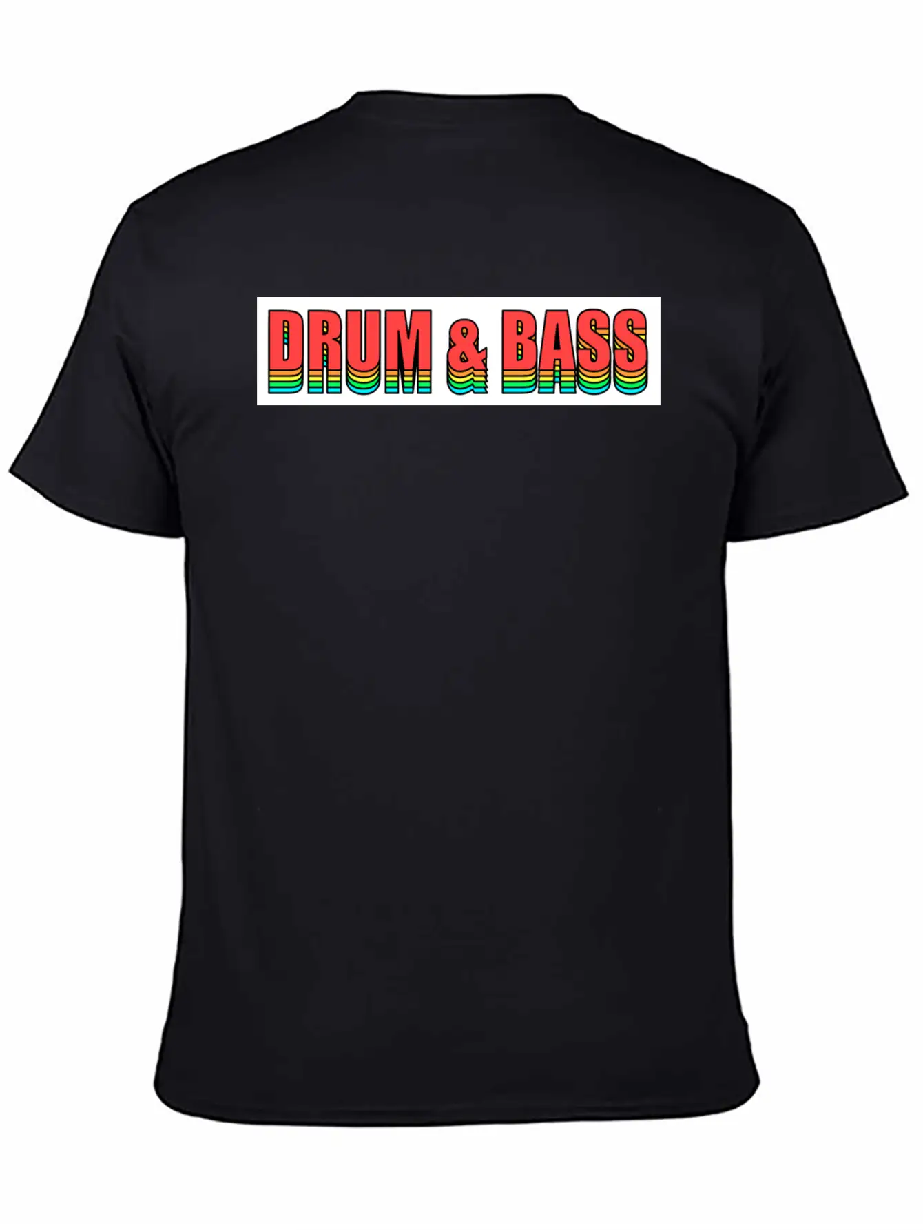 Drum'n'Bass Festival Electro Flash Party Unisex Short Sleeve Soft Cotton T-Shirt – Casual Everyday Wear