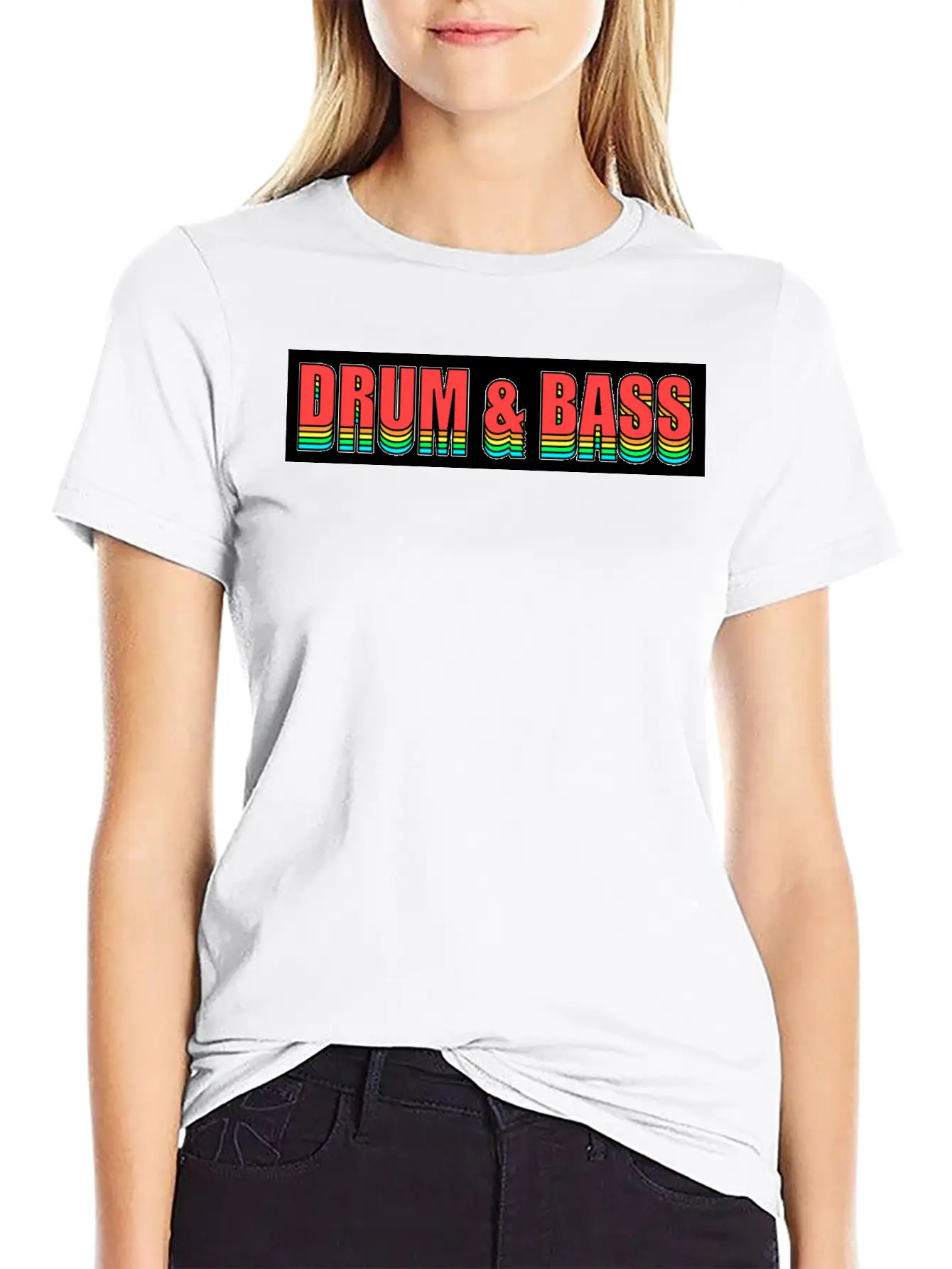 Drum'n'Bass Festival Electro Flash Party Unisex Short Sleeve Soft Cotton T-Shirt – Casual Everyday Wear