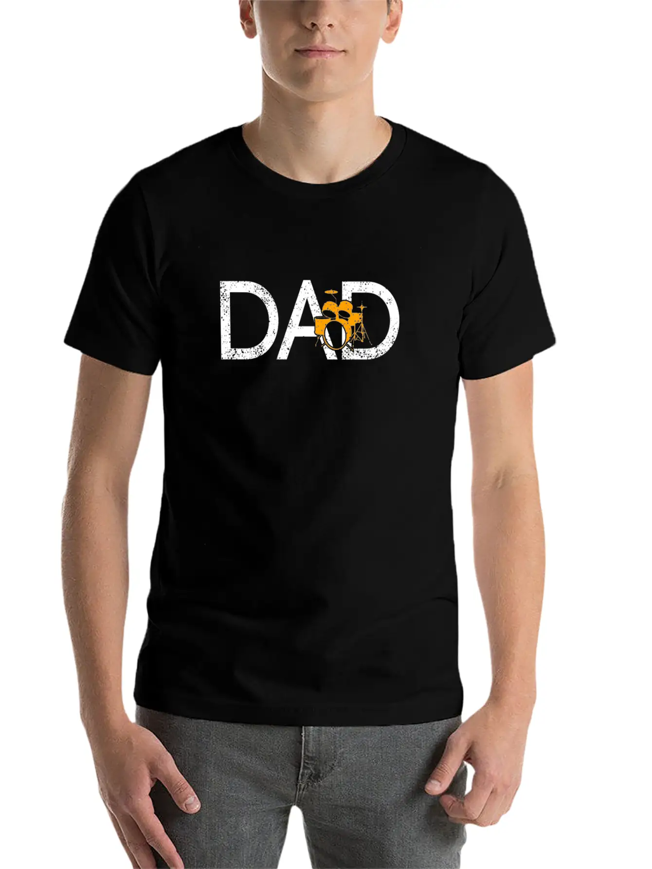 Drums Dad Essential Unisex Summer Tee – Soft Cotton Casual Fit