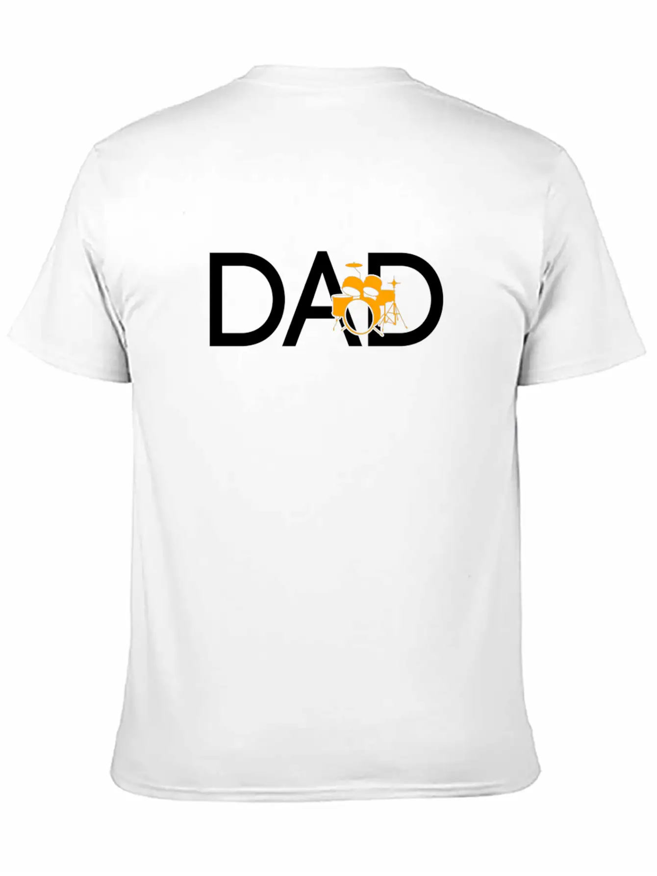 Drums Dad Unisex Short Sleeve Soft Cotton T-Shirt – Casual Everyday Wear
