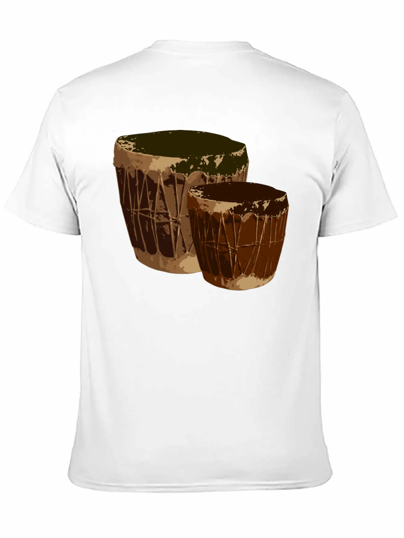 Drums Music Comfortable Minimalist Graphic Tee – Summer Style Essential