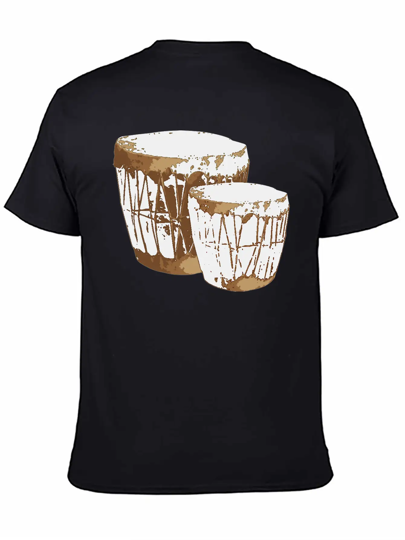 Drums Music Comfortable Minimalist Graphic Tee – Summer Style Essential