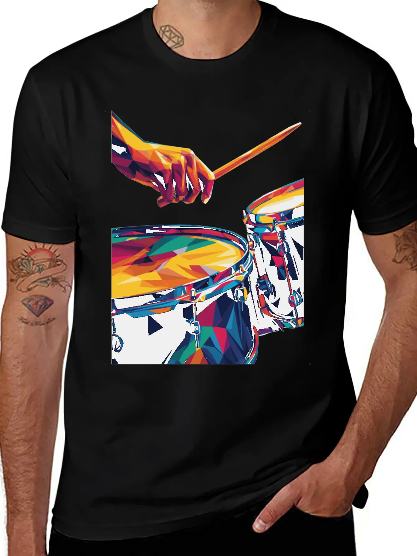 Drums Timeless Short Sleeve Tee – Comfy And Minimalist Design