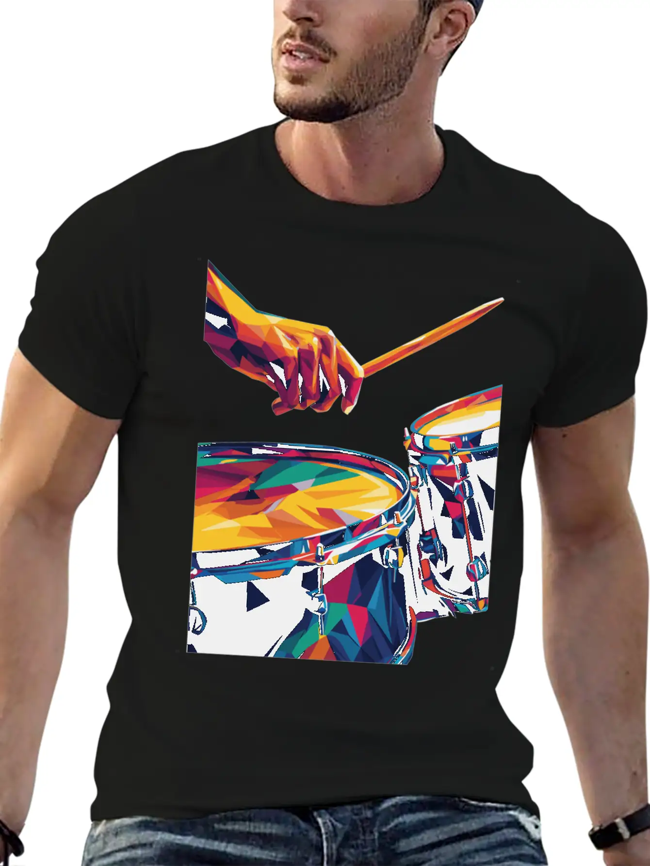 Drums Timeless Short Sleeve Tee – Comfy And Minimalist Design