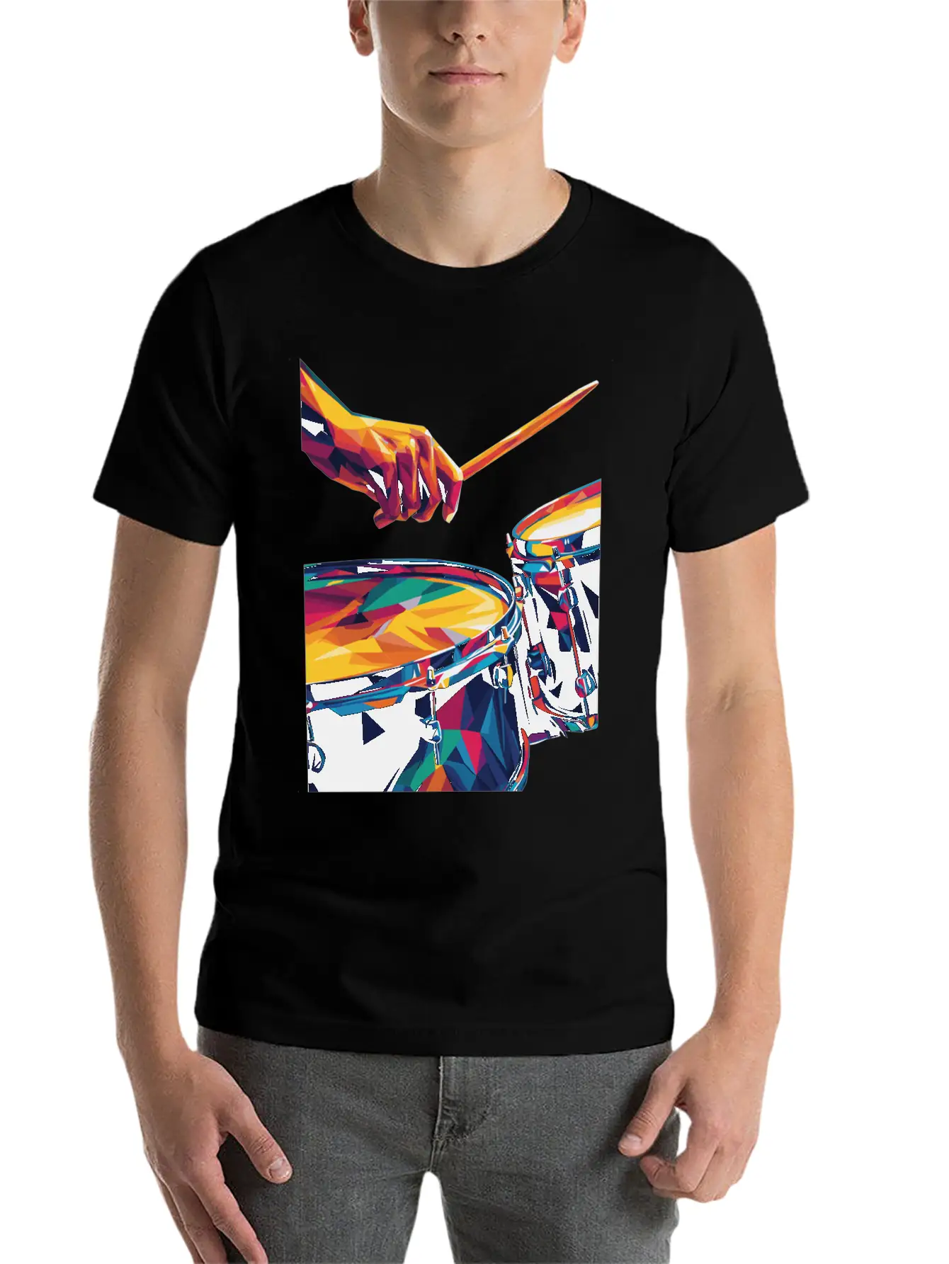 Drums Timeless Short Sleeve Tee – Comfy And Minimalist Design