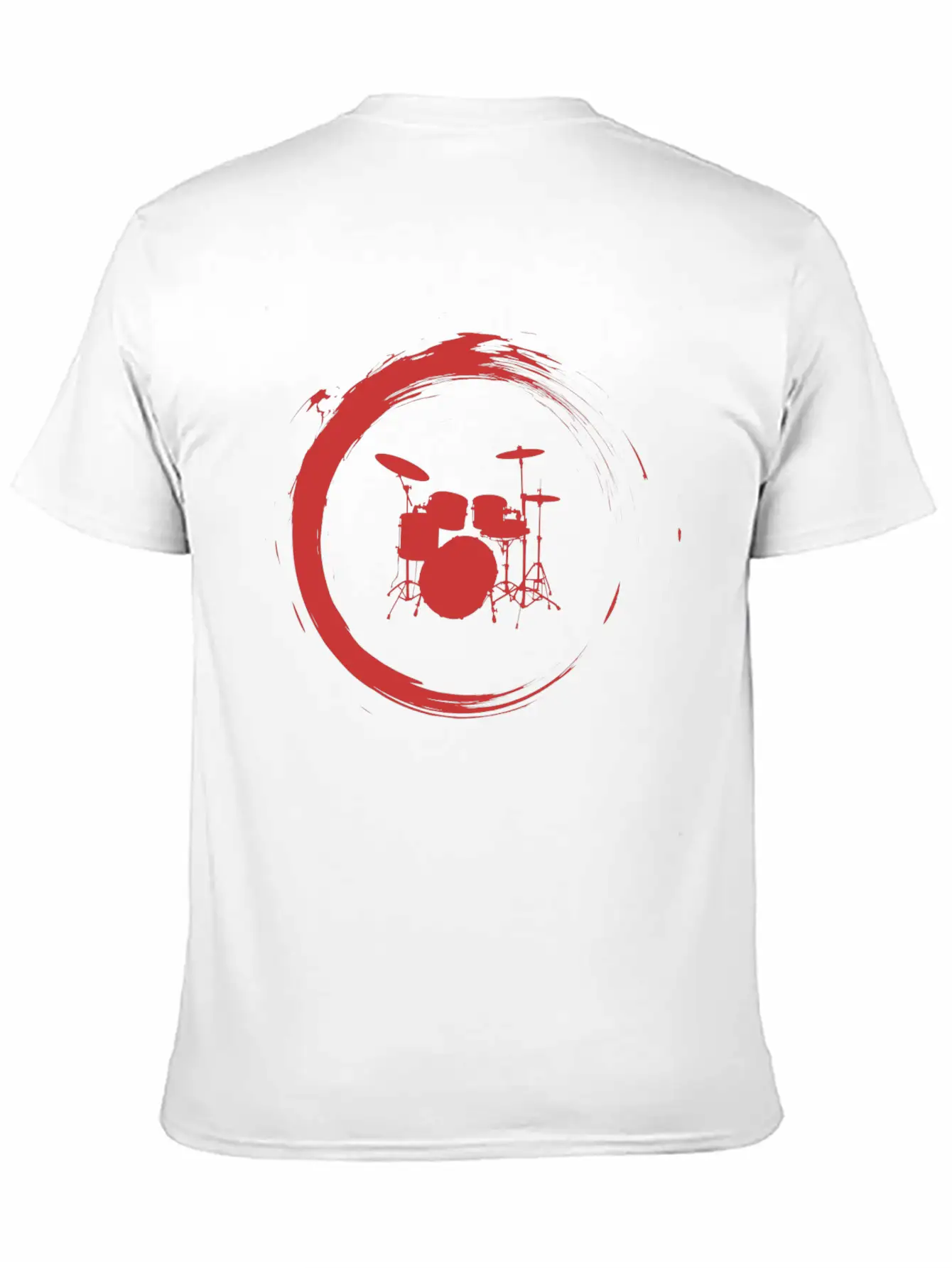 Drums Unisex Short Sleeve Soft Cotton T-Shirt – Casual Everyday Wear