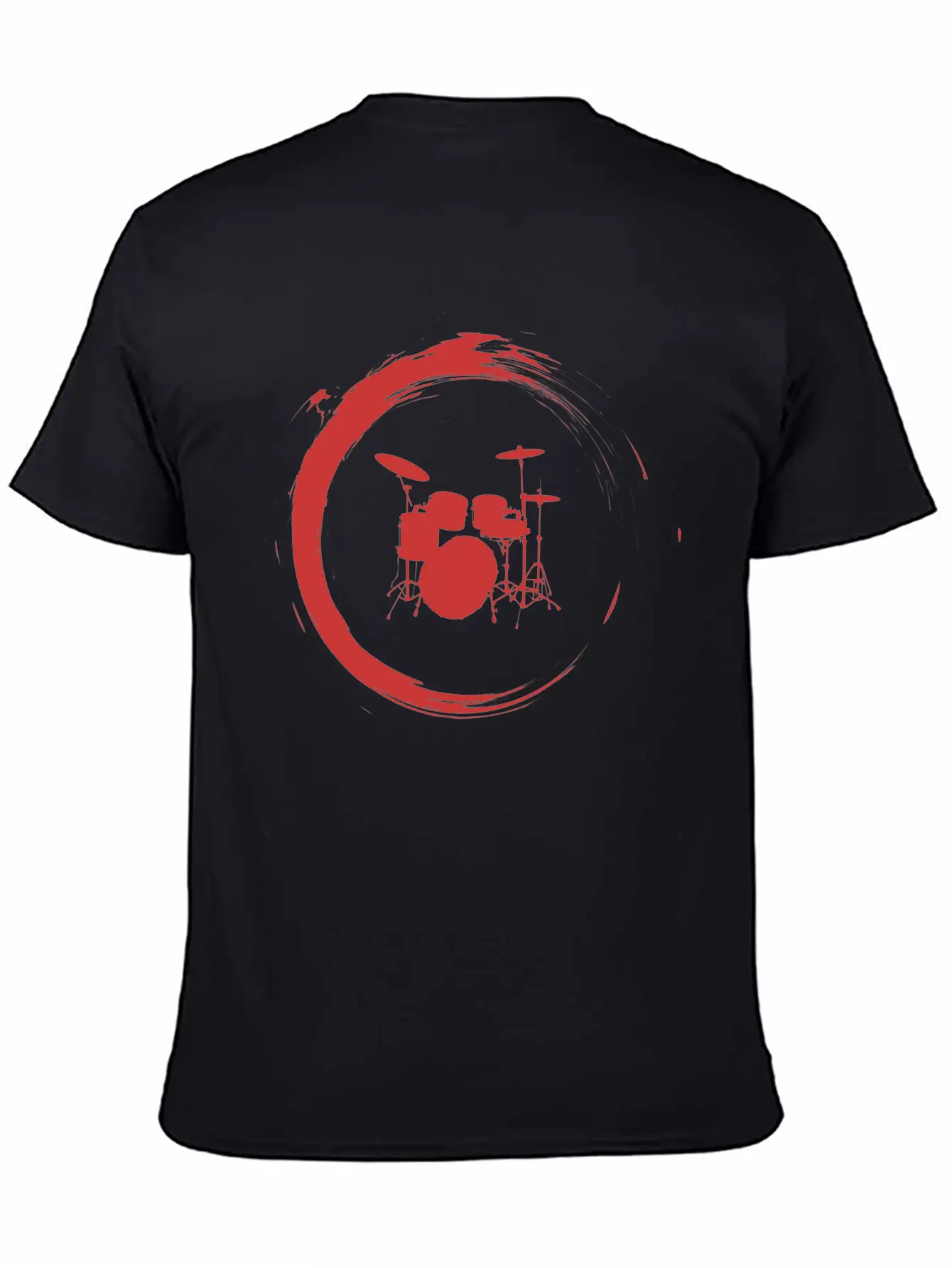 Drums Unisex Short Sleeve Soft Cotton T-Shirt – Casual Everyday Wear