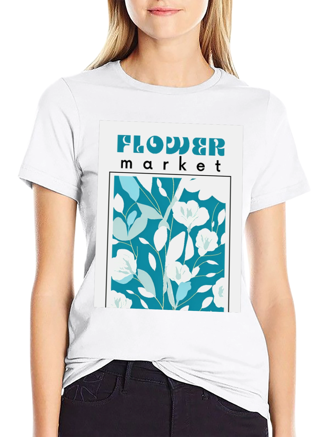 Floral Market Graphic Tee