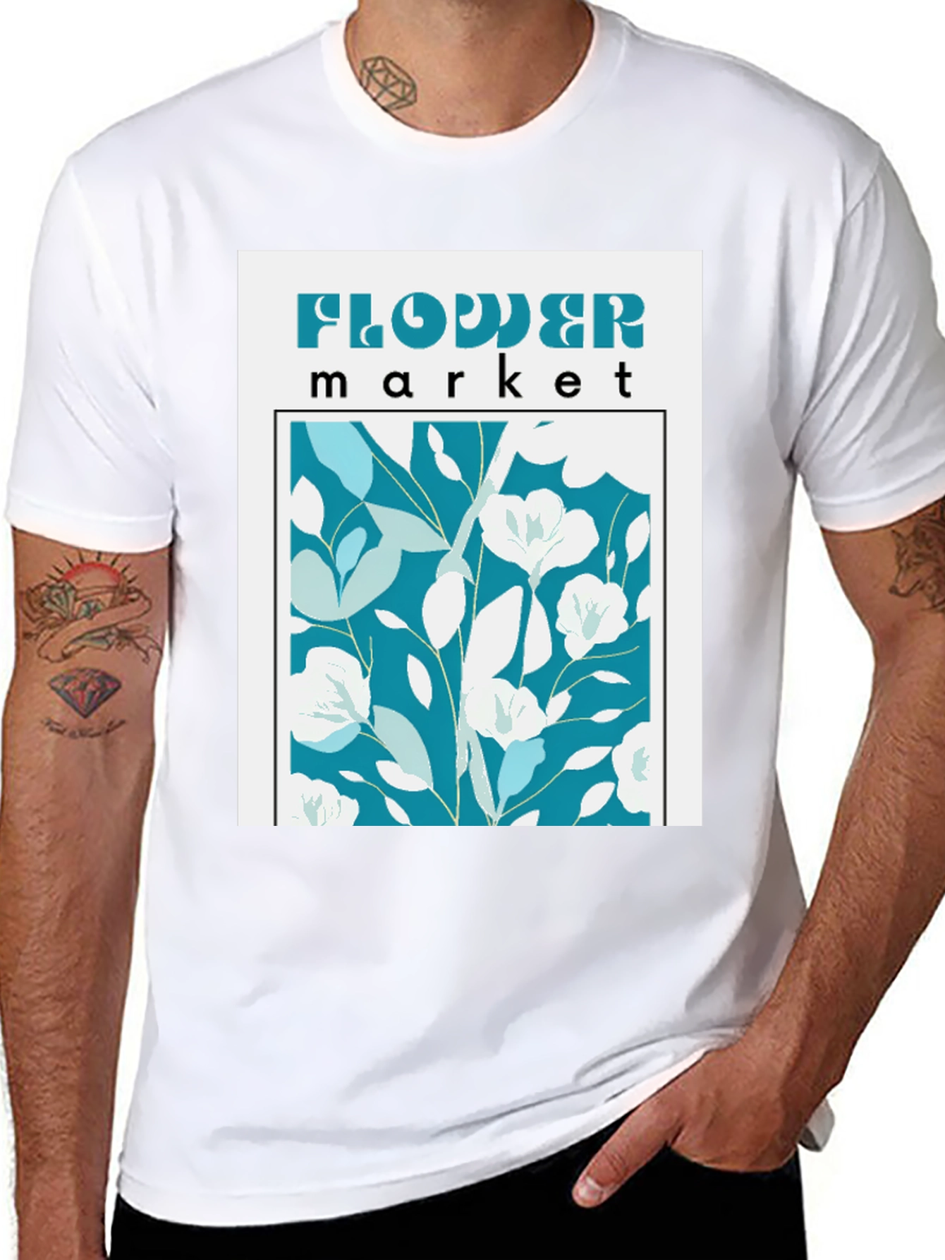 Floral Market Graphic Tee