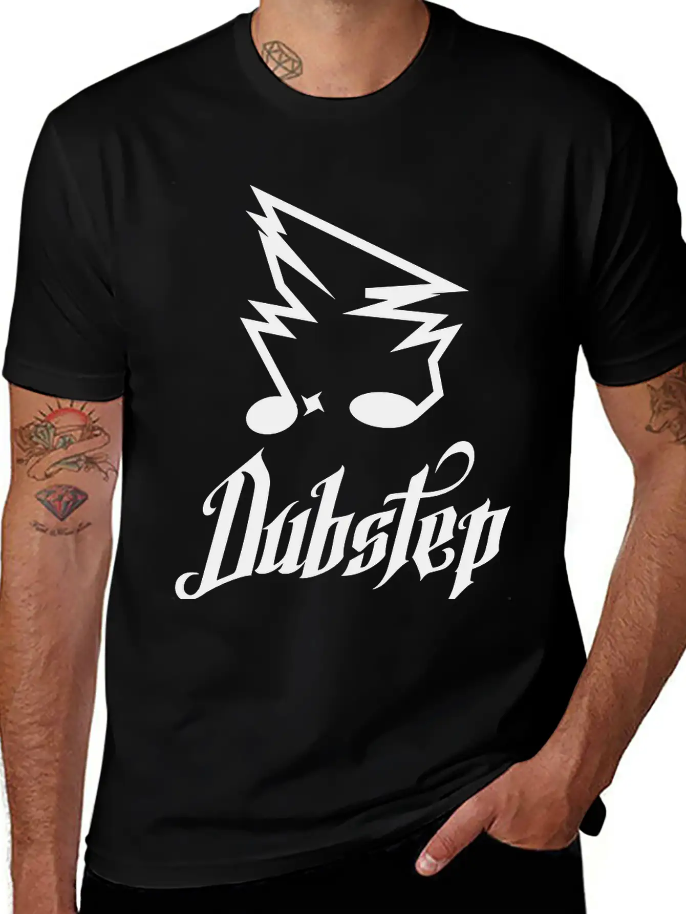 Dubstep Design Stylish Everyday T-Shirt – Unisex Basic Cotton Tee