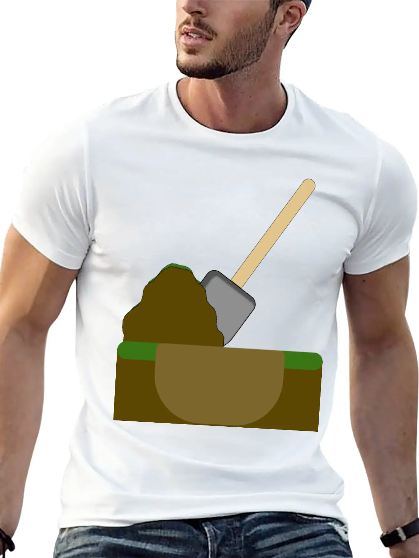 Dug Hole Basic Graphic T-Shirt – Daily Comfort In Soft Cotton
