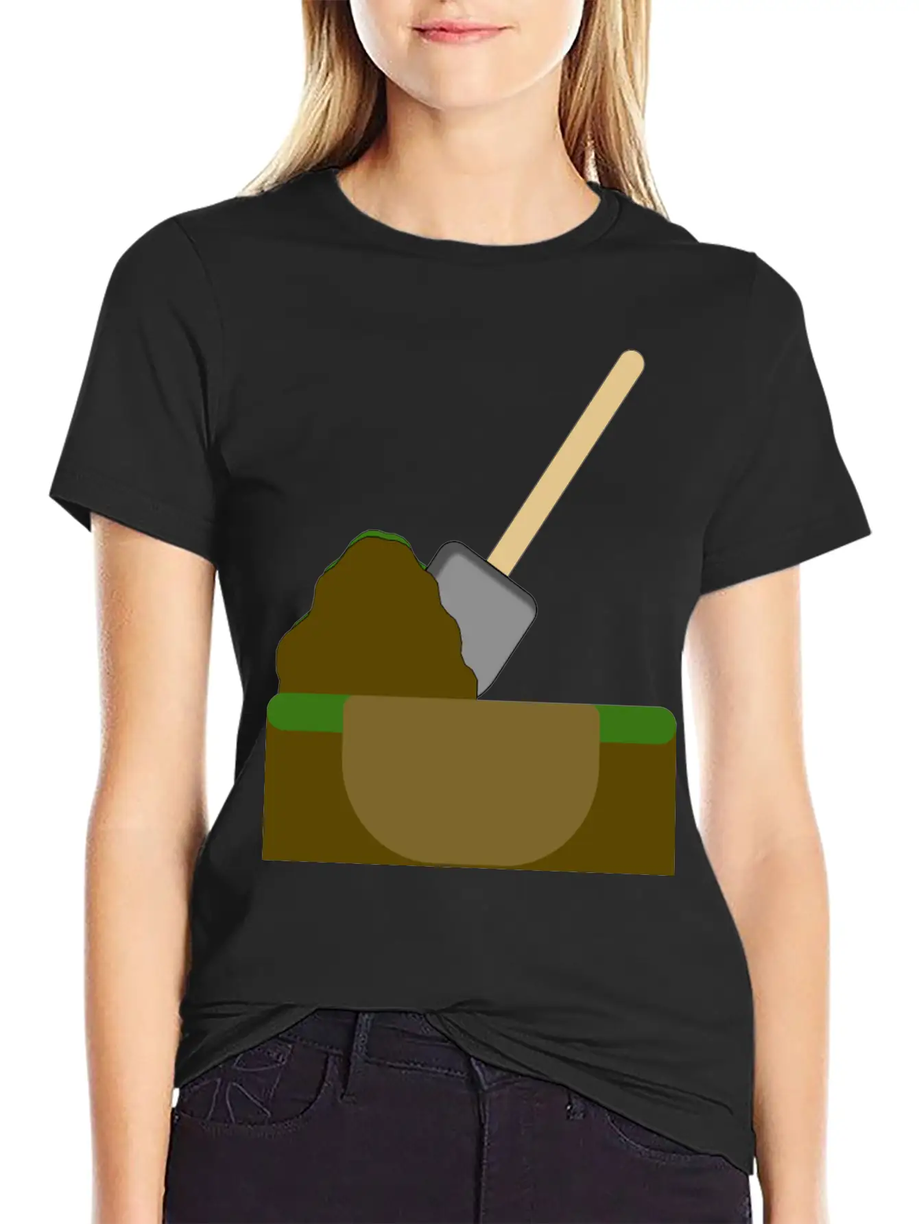 Dug Hole Basic Graphic T-Shirt – Daily Comfort In Soft Cotton