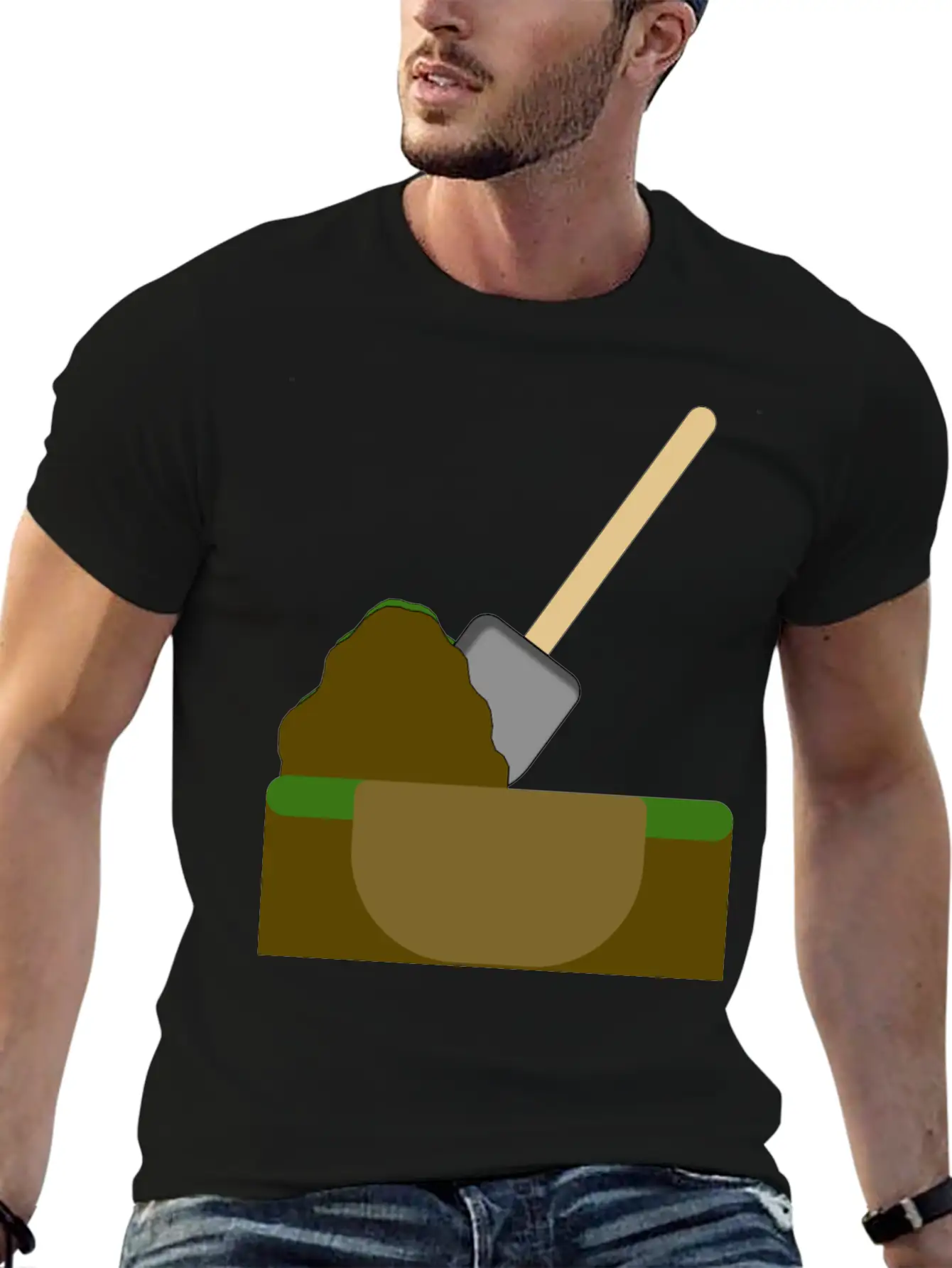 Dug Hole Basic Graphic T-Shirt – Daily Comfort In Soft Cotton