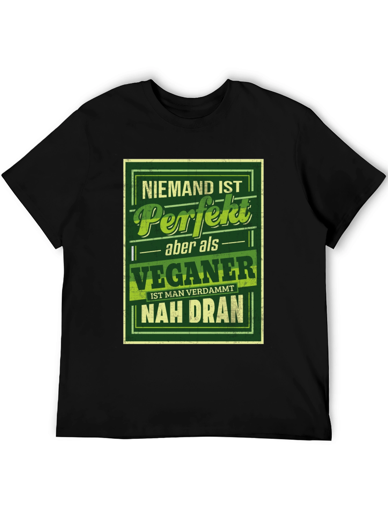 Vegan Perfection T-Shirt - Funny Slogan Tee