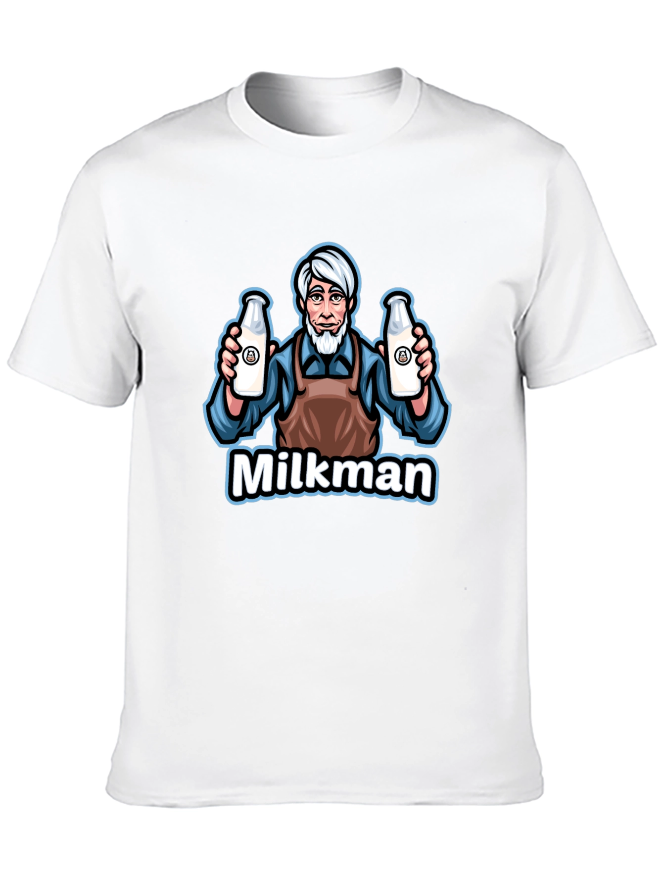Milkman Cartoon Graphic T-Shirt