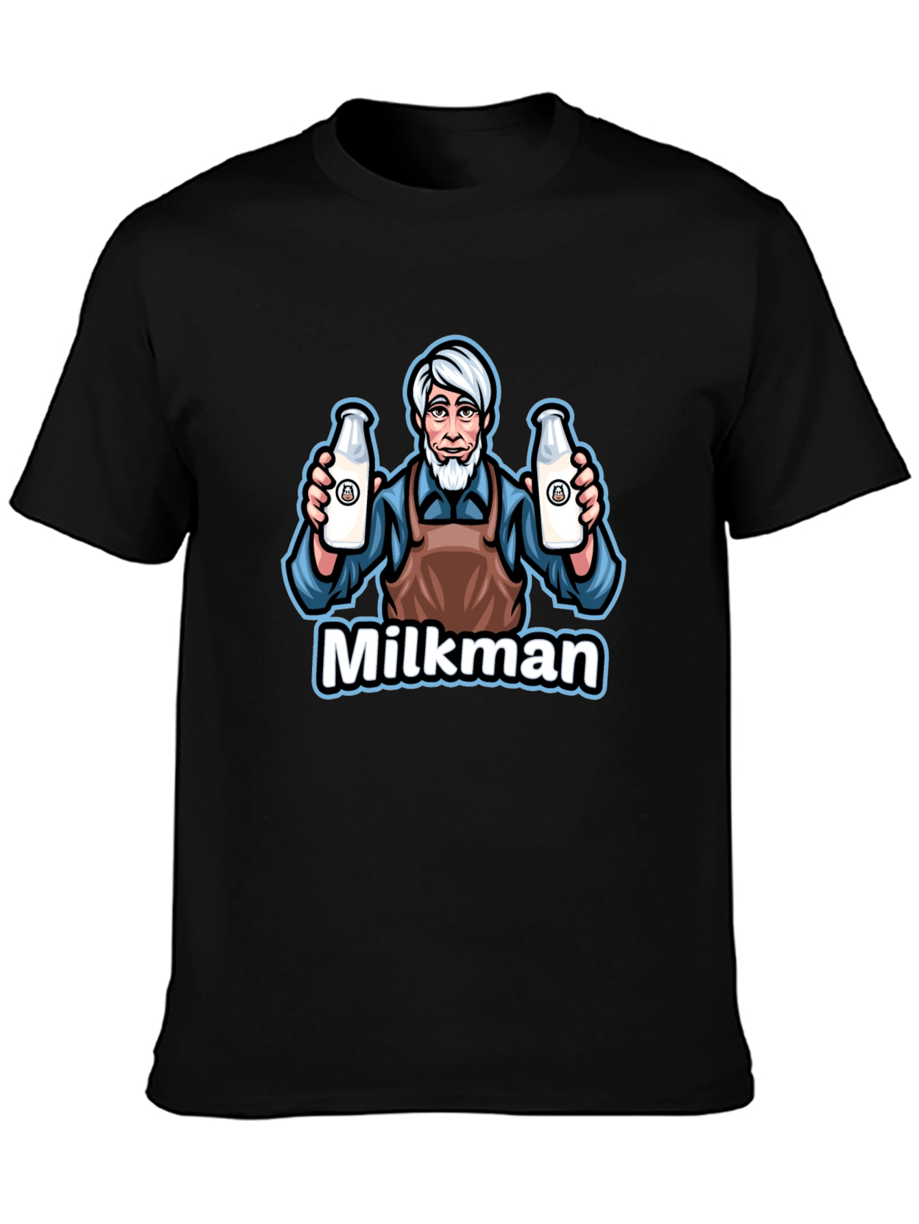 Milkman Cartoon Graphic T-Shirt