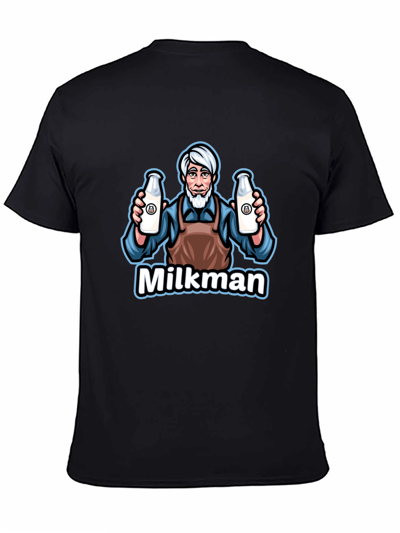 Milkman Cartoon Graphic T-Shirt