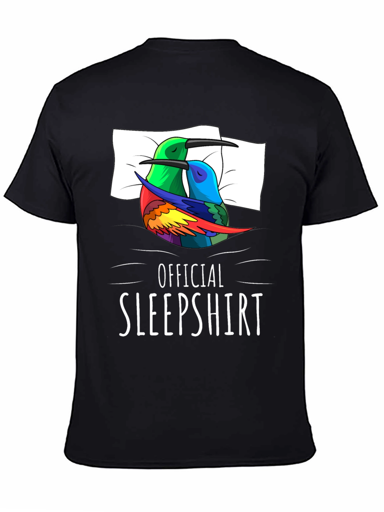 Official Sleepshirt: Sleeping Hummingbird Tee
