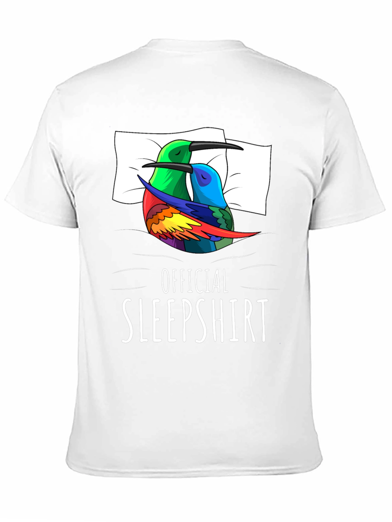 Official Sleepshirt: Sleeping Hummingbird Tee