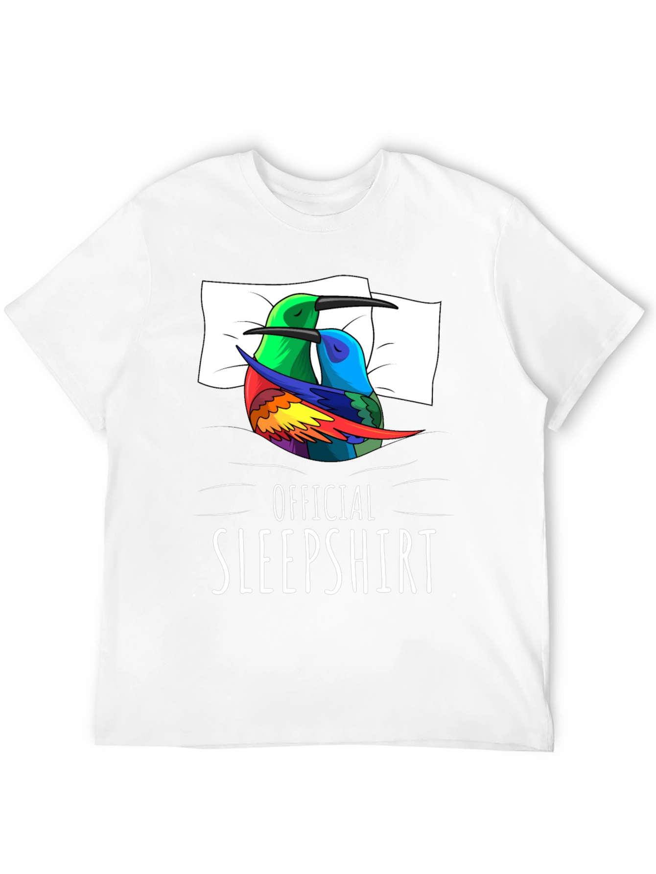 Official Sleepshirt: Sleeping Hummingbird Tee