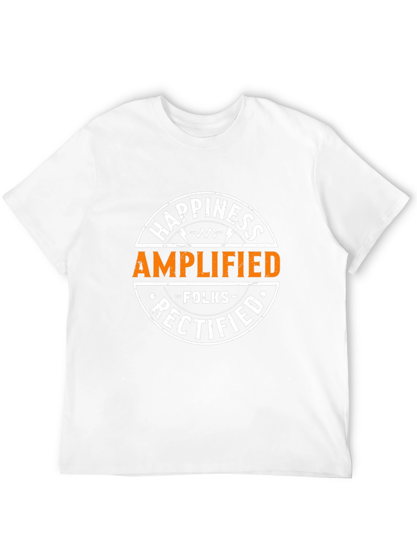 Happiness Amplified T-Shirt - Black Graphic Tee
