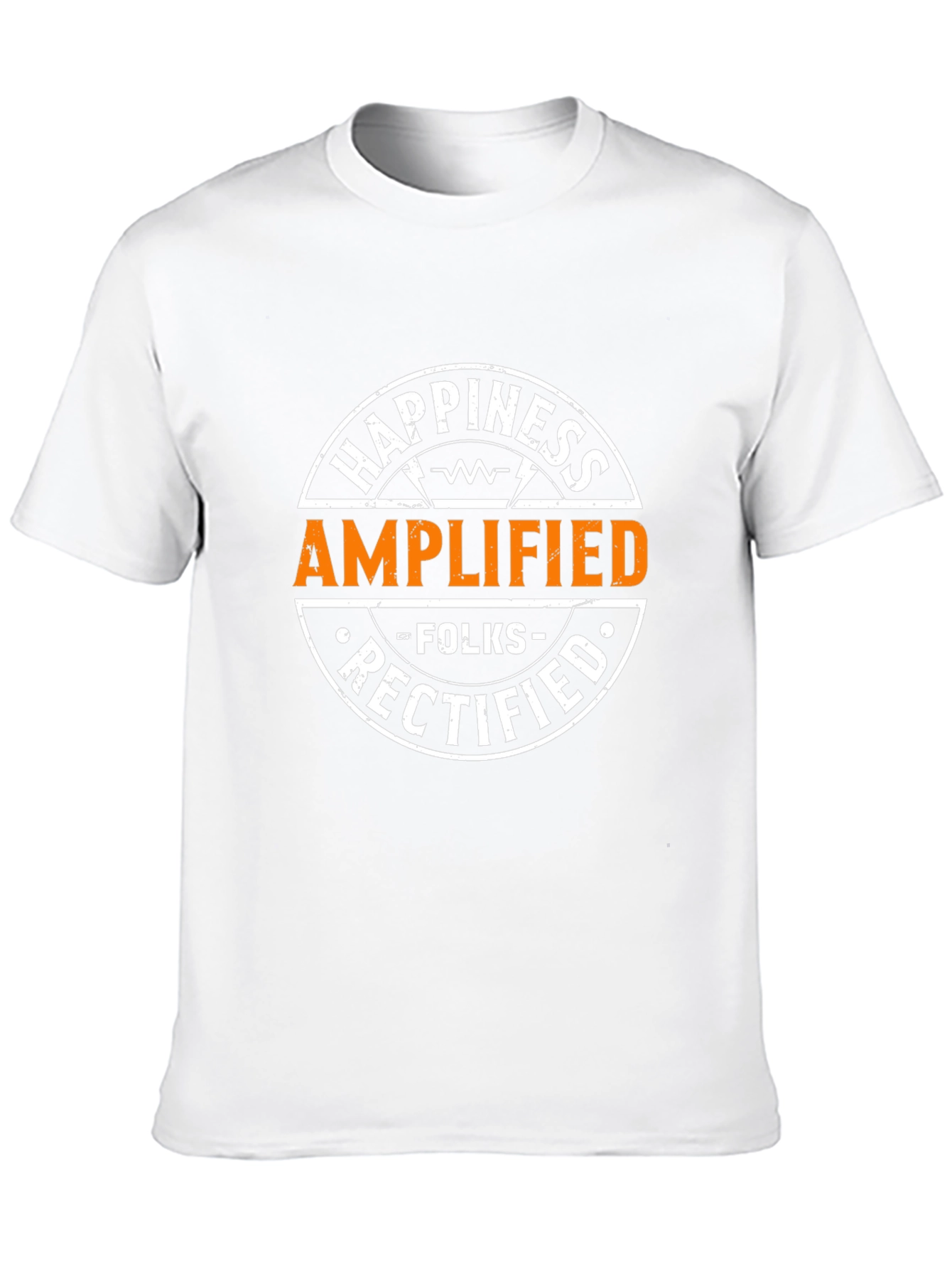 Happiness Amplified T-Shirt - Black Graphic Tee